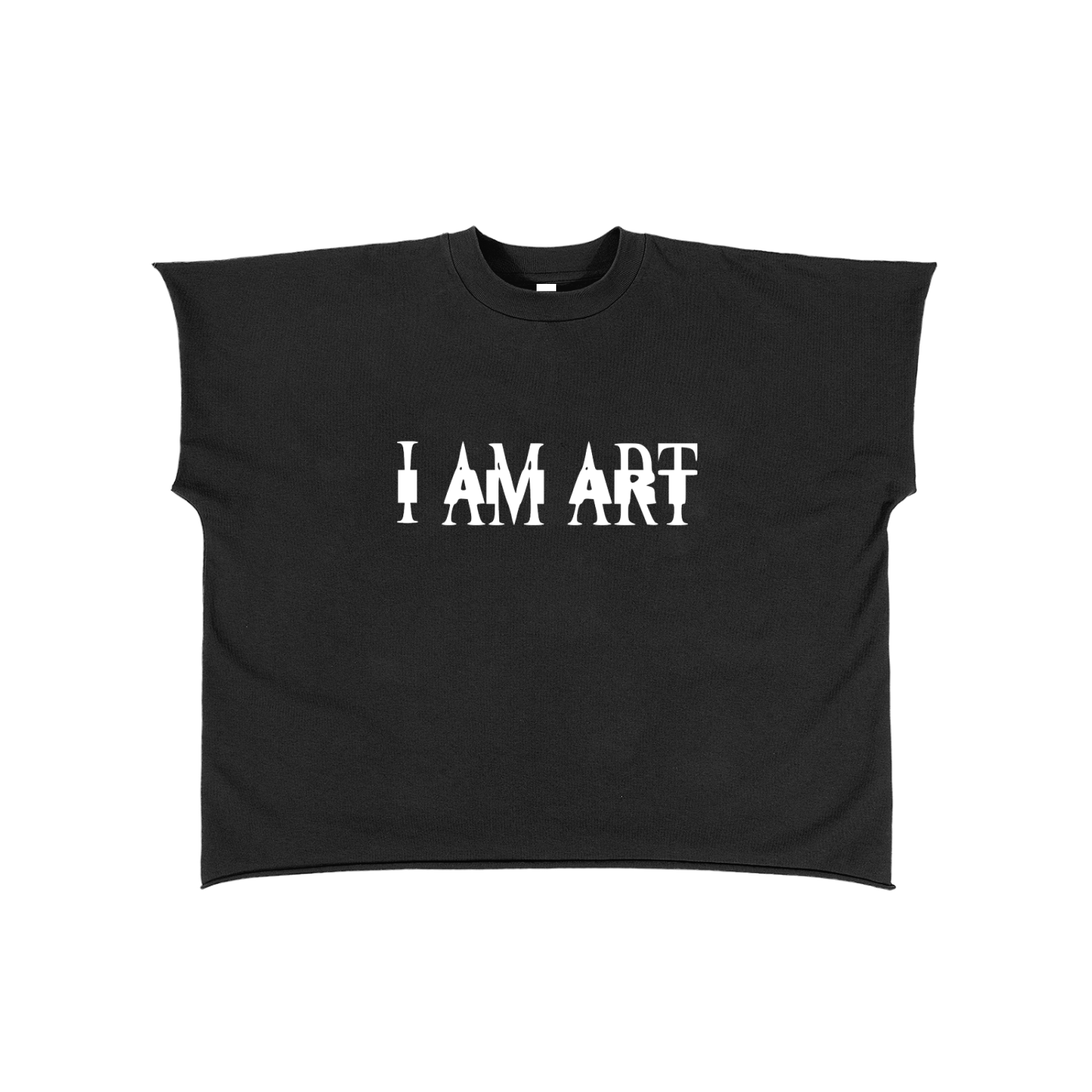 CASHIOOO (I AM ART) Raw Edge Boxy T-Shirt